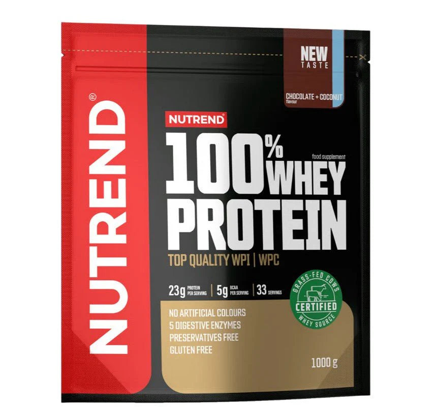 Nutrend 100% Whey Protein 1000g Schoko Kokos
