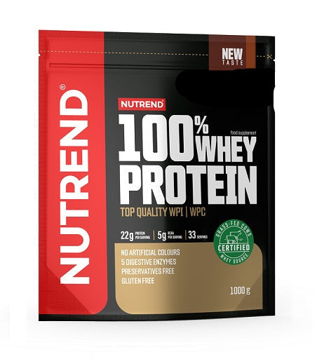 Nutrend 100% Whey Protein 1000g Schokolade Kakao