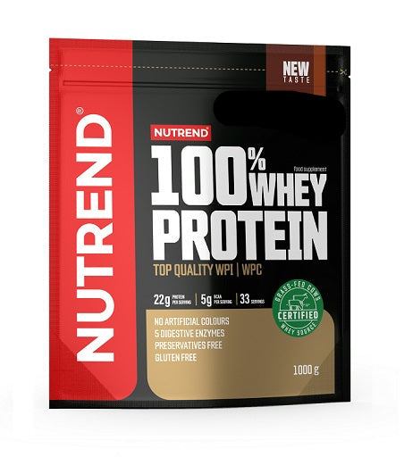 Nutrend 100% Whey Protein 1000g Banane Erdbeere
