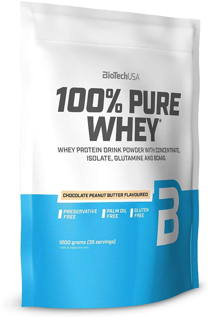 BioTech 100% Pure Whey 1000g Chocolate Peanut Butter