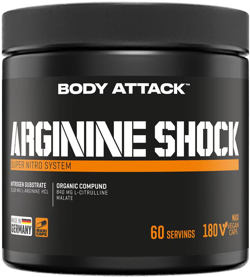 Body Attack Arginine Shock 180 Caps