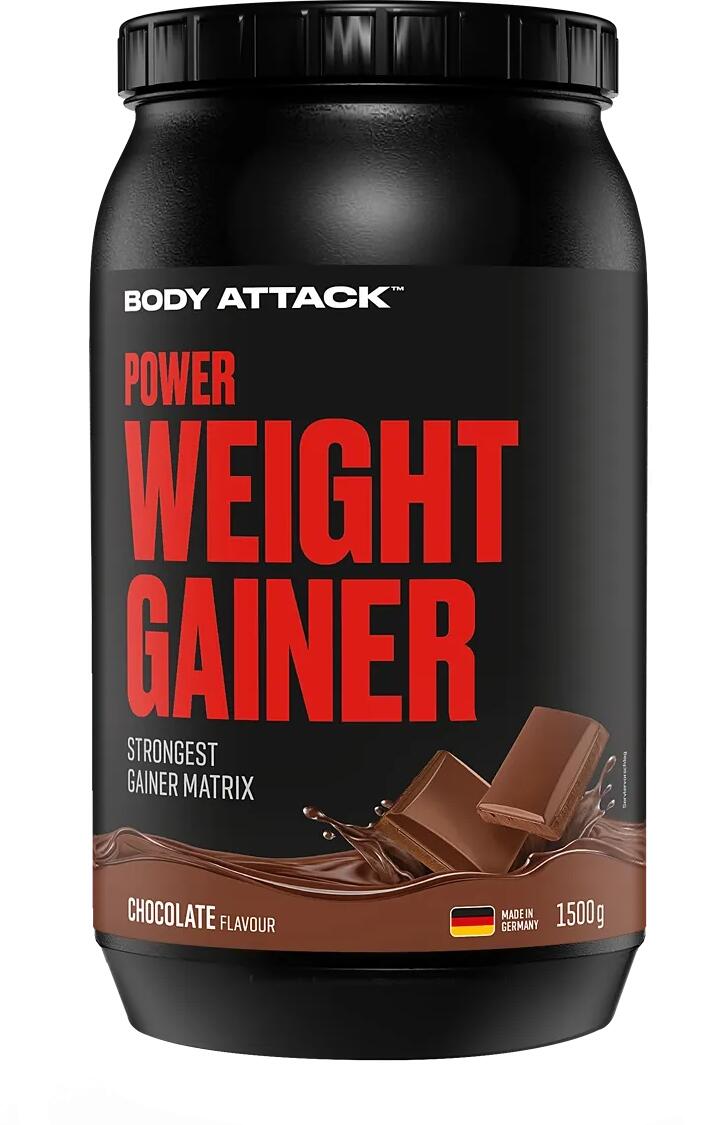 Body Attack Power Weight Gainer 1,5kg Schoko