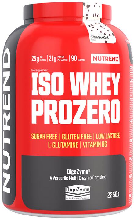 Nutrend ISO WHEY PROZERO 2250g cookies cream