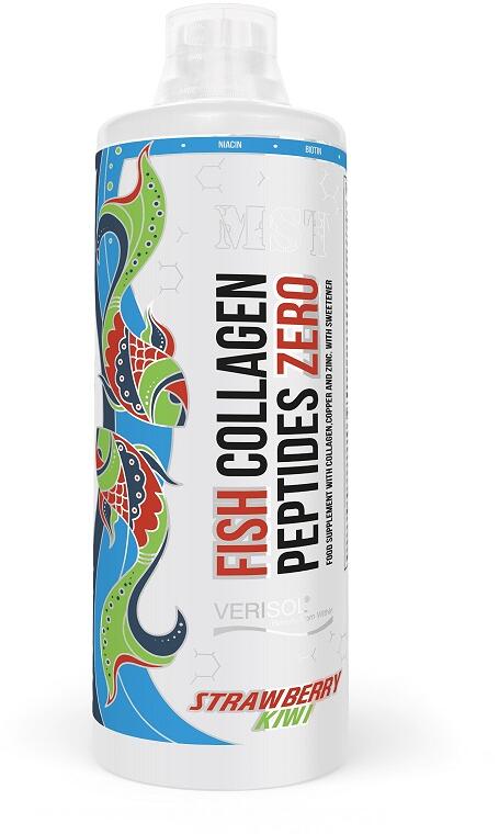 MST - Fish Collagen Peptides Verisol® - 1000ml Strawberry-Kiwi