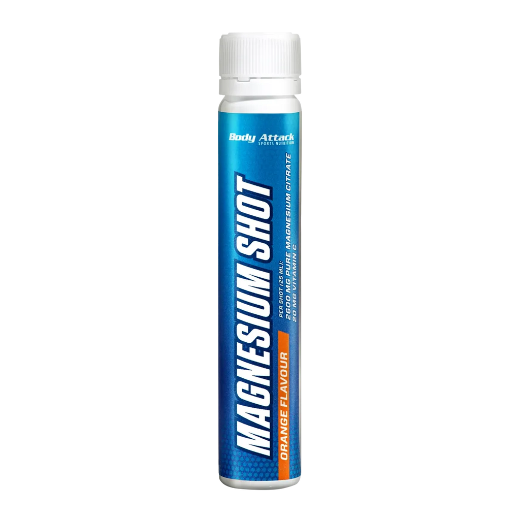 Body Attack Magnesium Shots 20x25ml - Orange