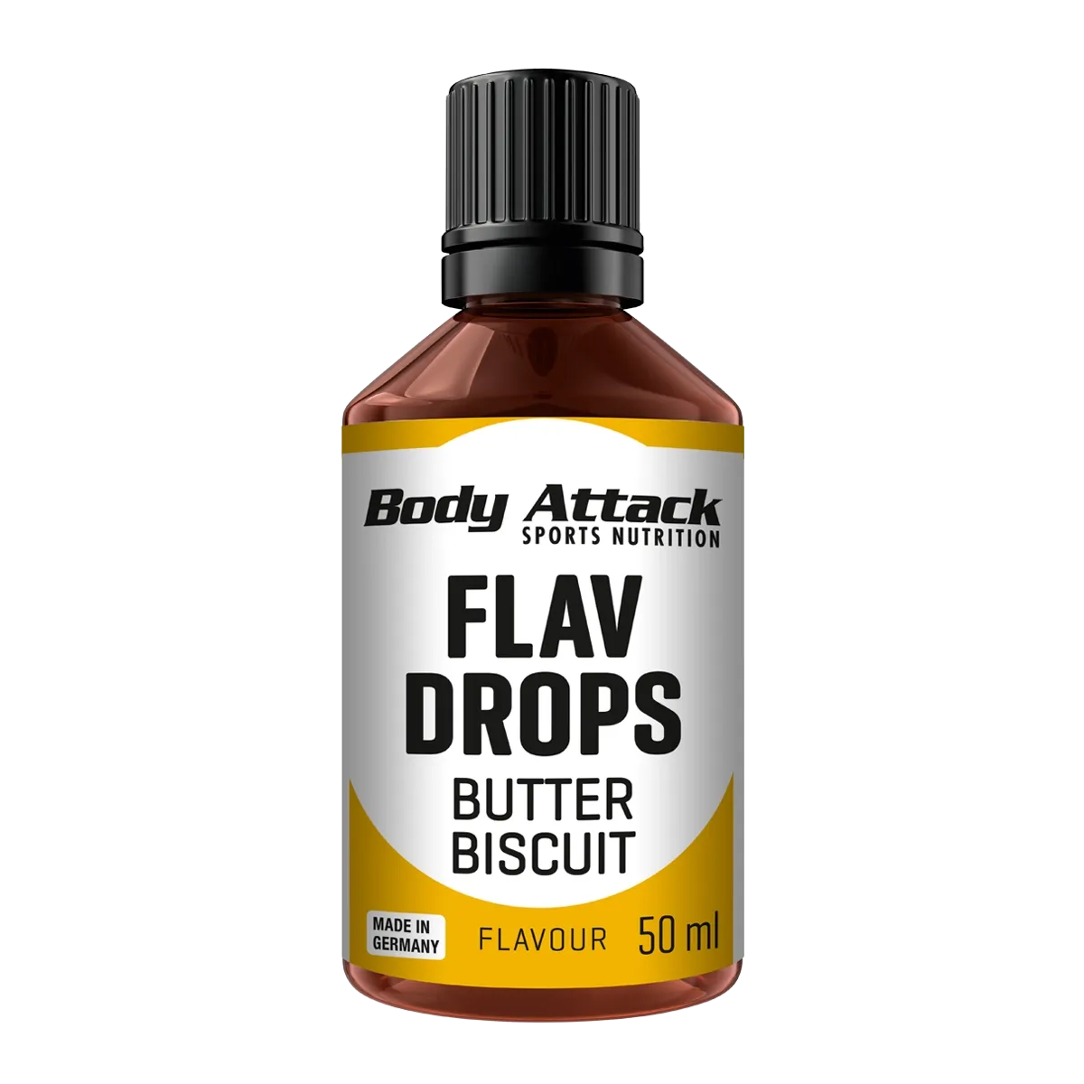 Body Attack Flav Drops 50ml Butter Biscuit