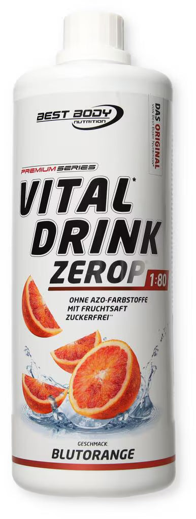 Best Body Vital Drink 1:80 - 1000ml Blutorange