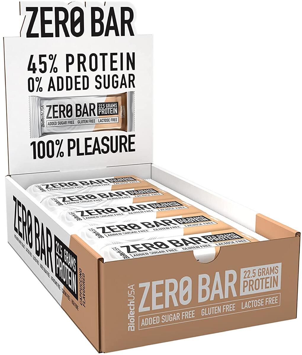 BioTech Zero Bar - 20x 50g Cappuccino