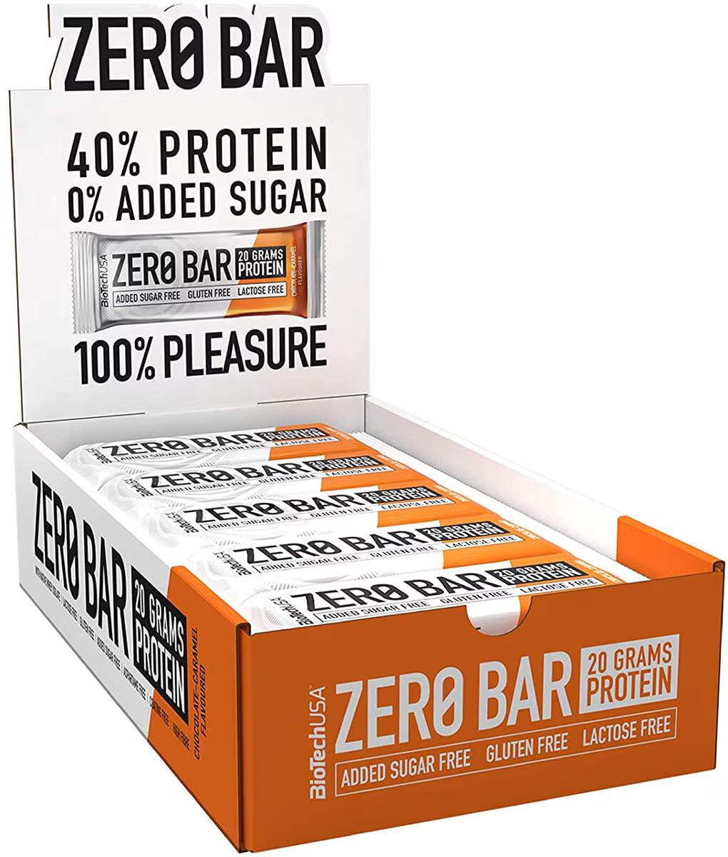 BioTech Zero Bar - 20x 50g Chocolate Caramel