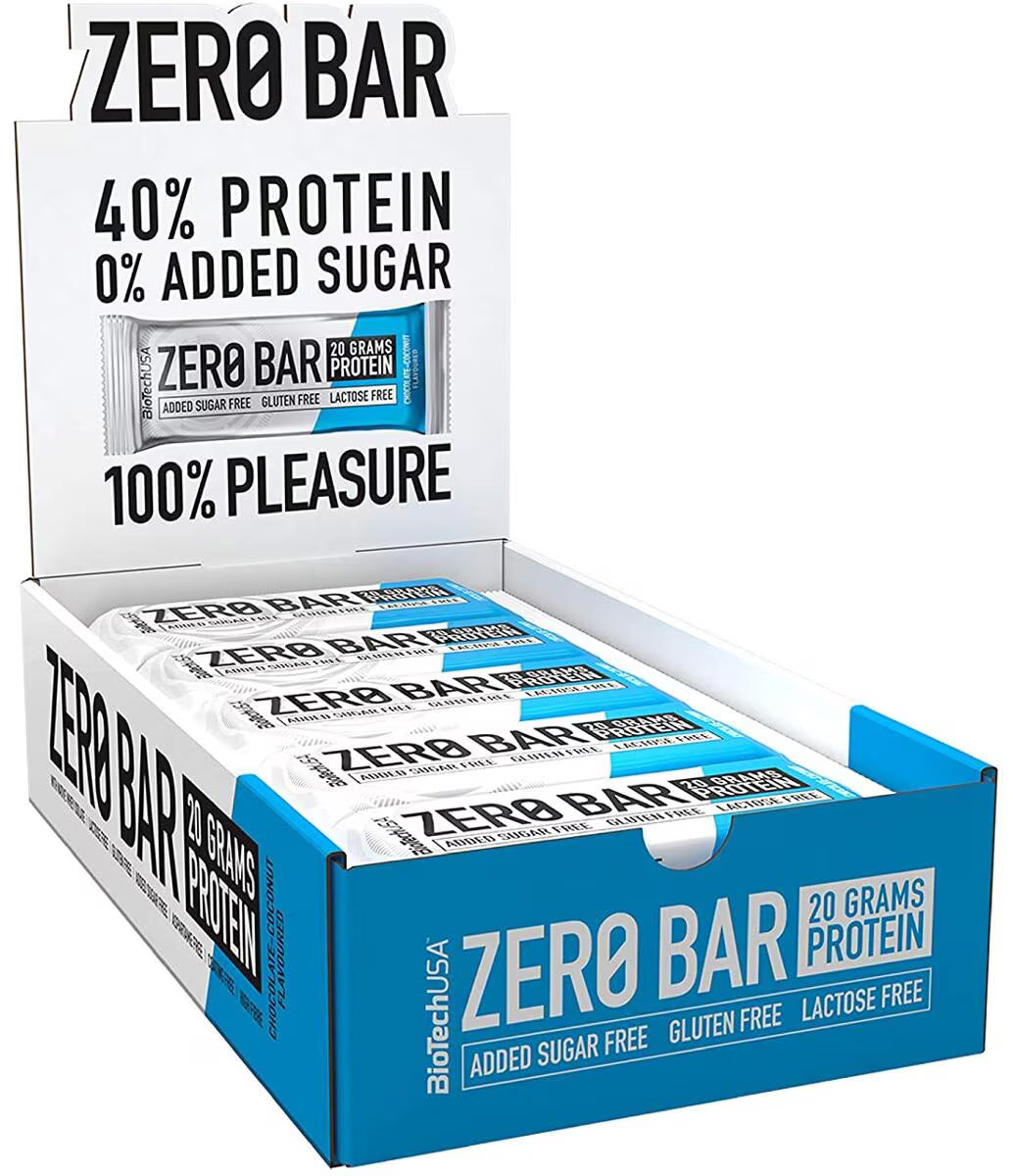 BioTech Zero Bar - 20x 50g Chocolate Coconut