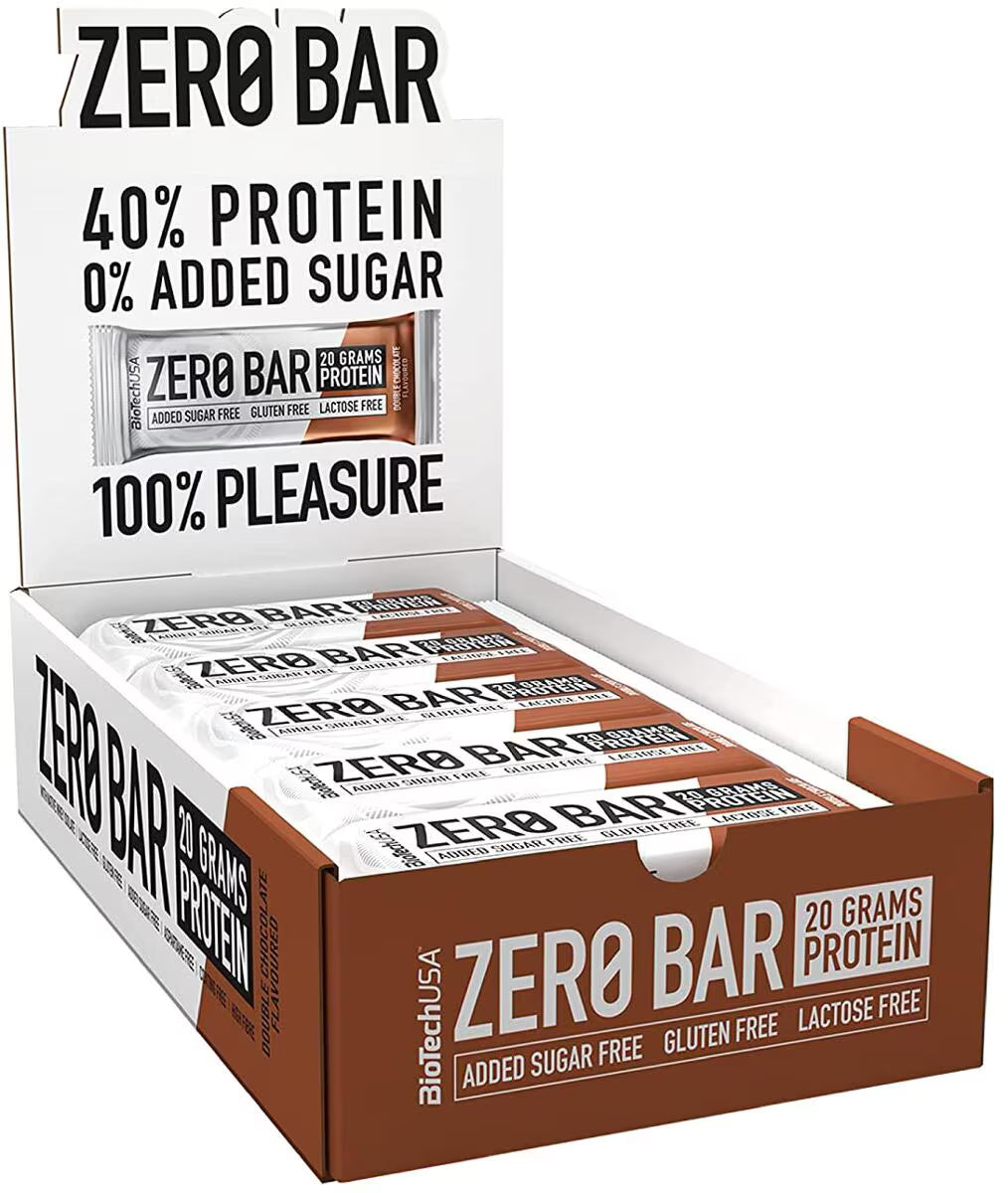 BioTech Zero Bar - 20x 50g Double Chocolate