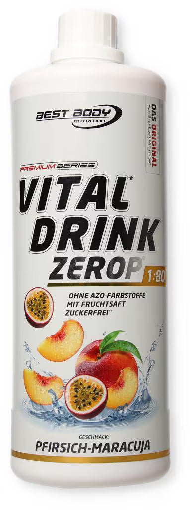 Best Body Vital Drink 1:80 - 1000ml Pfirsich Maracuja