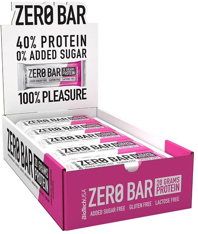 BioTech Zero Bar - 20x 50g Chocolate Marzipan