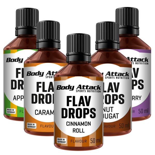 Body Attack Flav Drops 50ml Blueberry