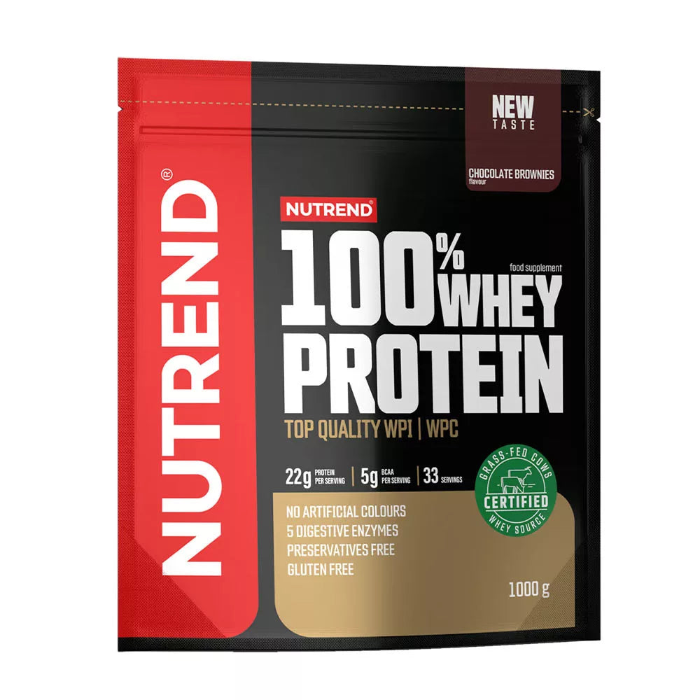 Nutrend 100% Whey Protein 1000g Schoko Brownie