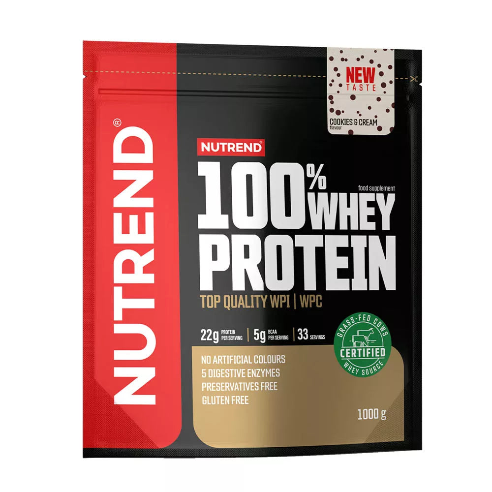 Nutrend 100% Whey Protein 1000g Cookies & Cream