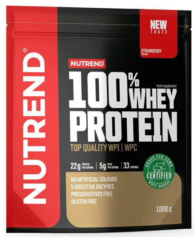 Nutrend 100% Whey Protein 1000g Erdbeere