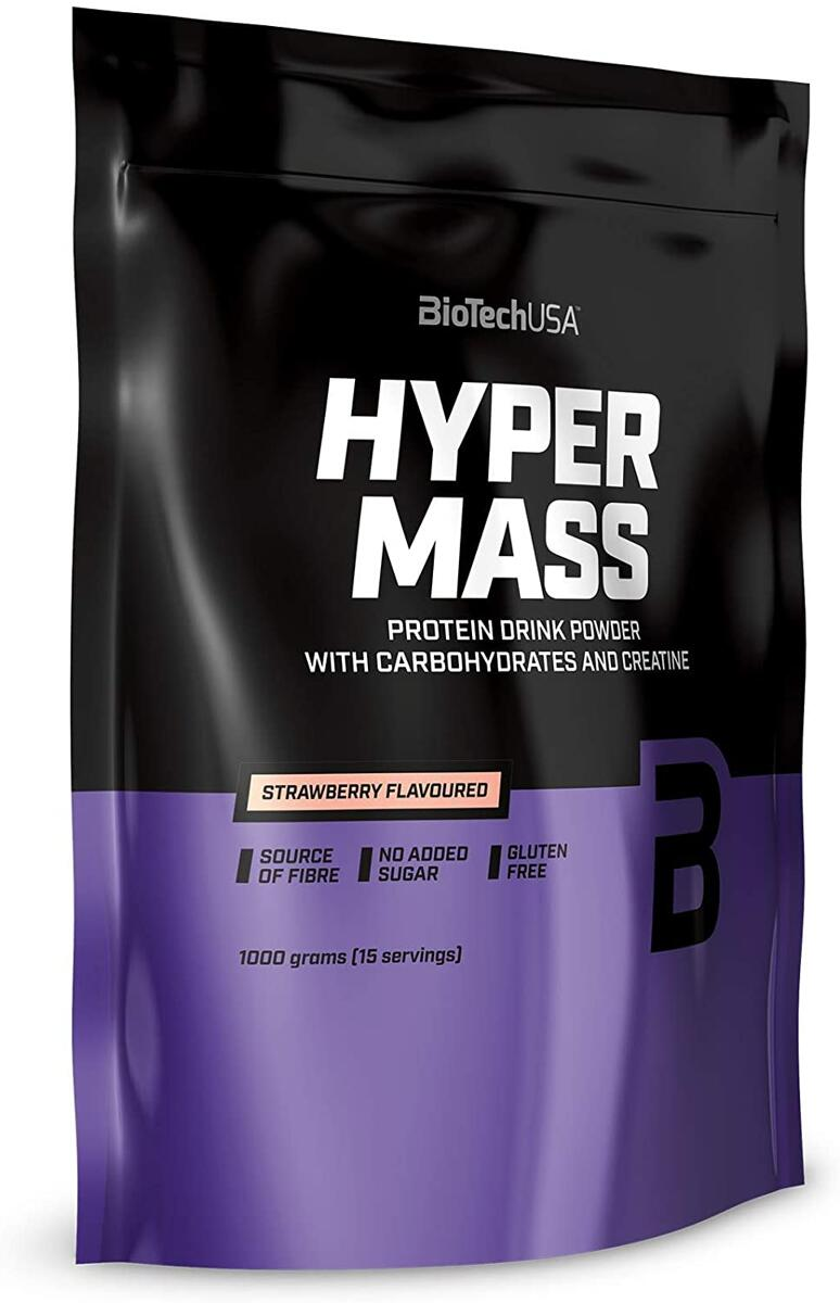 BioTech Hyper Mass - 1000g Erdbeere