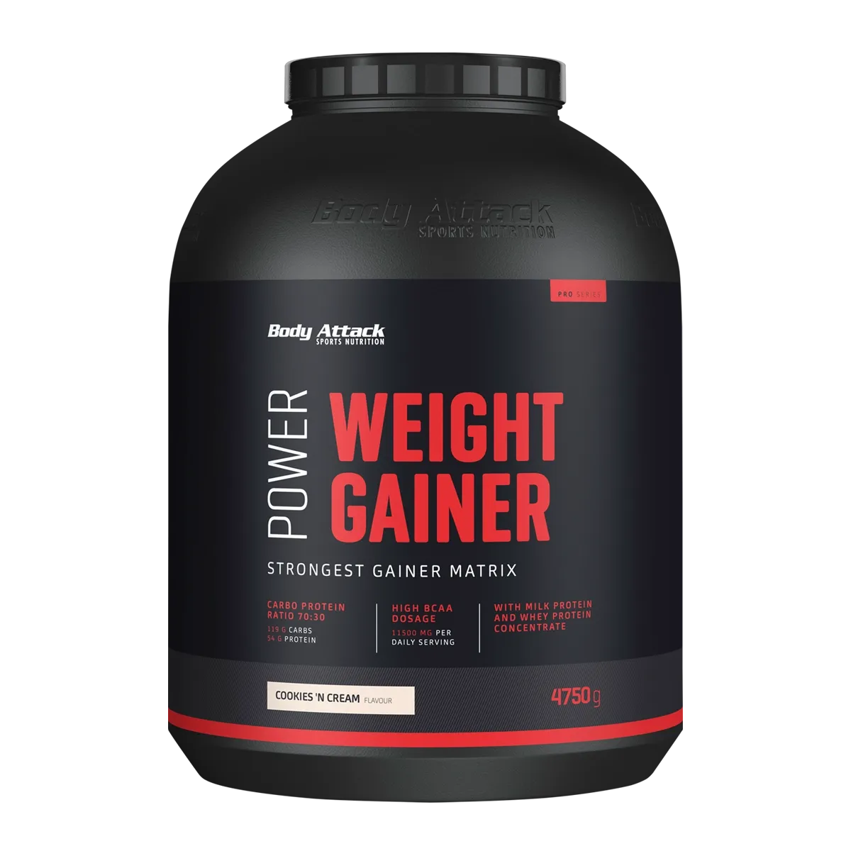 Body Attack Power Weight Gainer 4,75kg Cookies & Cream