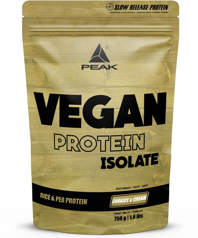 Peak Vegan Protein Isolate 750g Cookies & Cream