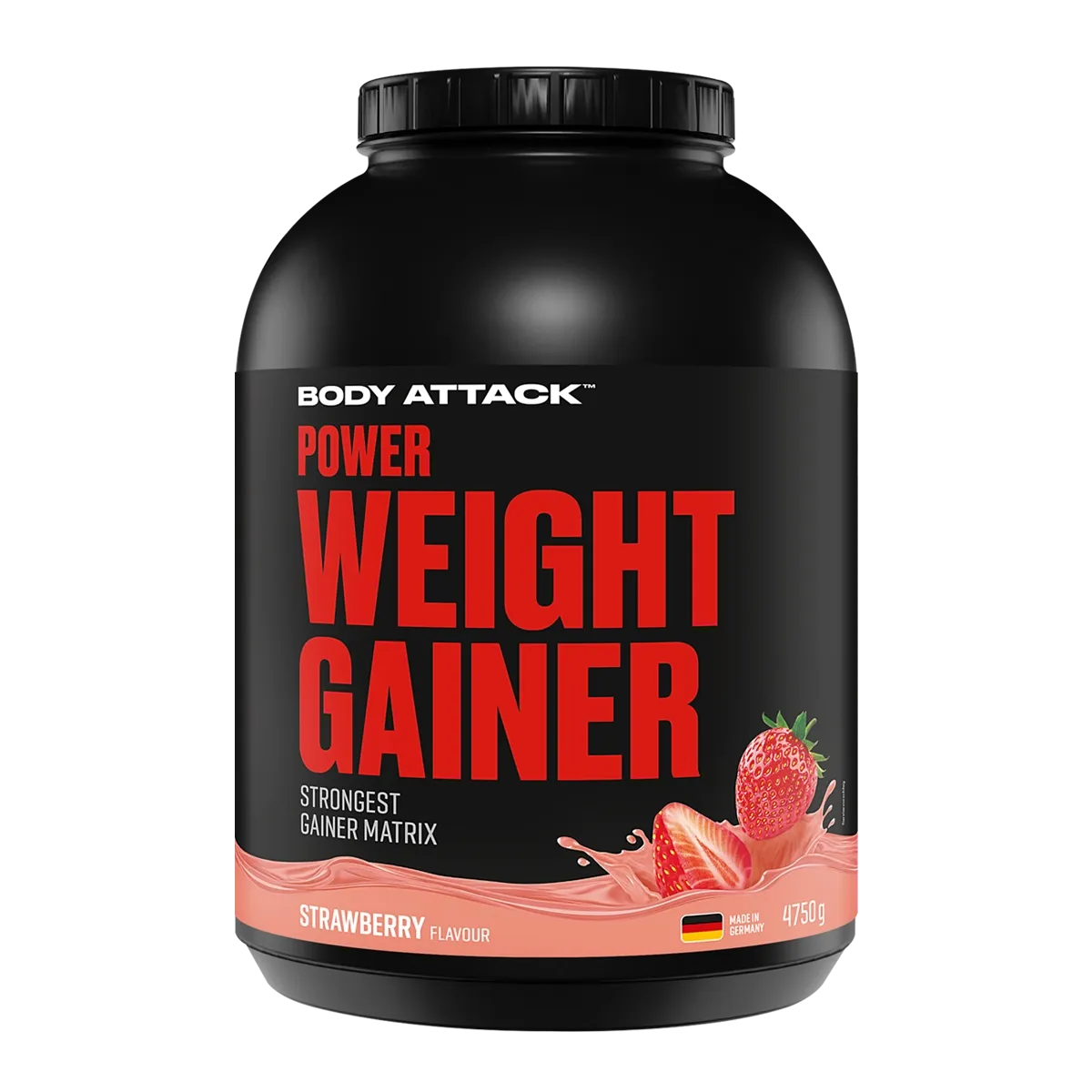 Body Attack Power Weight Gainer 4,75kg Erdbeere