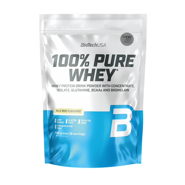 BioTech 100% Pure Whey 454g Milchreis