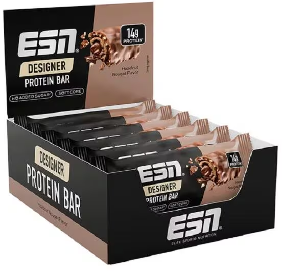 ESN Designer Bar Box 12x45g Hazelnut nougat