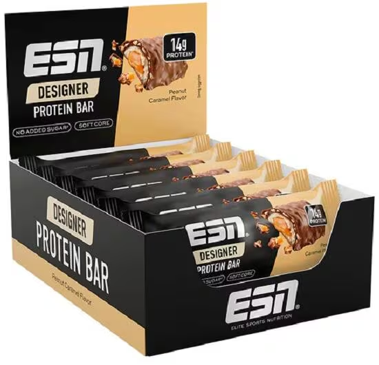 ESN Designer Bar Box 12x45g Peanut Caramel
