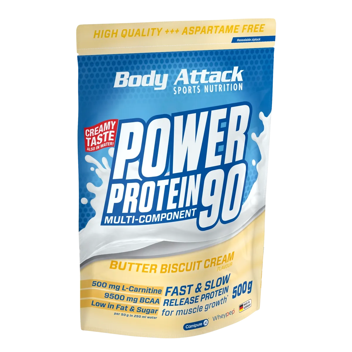 Body Attack Power Protein 90 500g Butter Biscuit