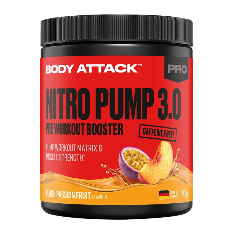 Body Attack Nitro Pump 3.0 - 400g Peach Passion Fruit