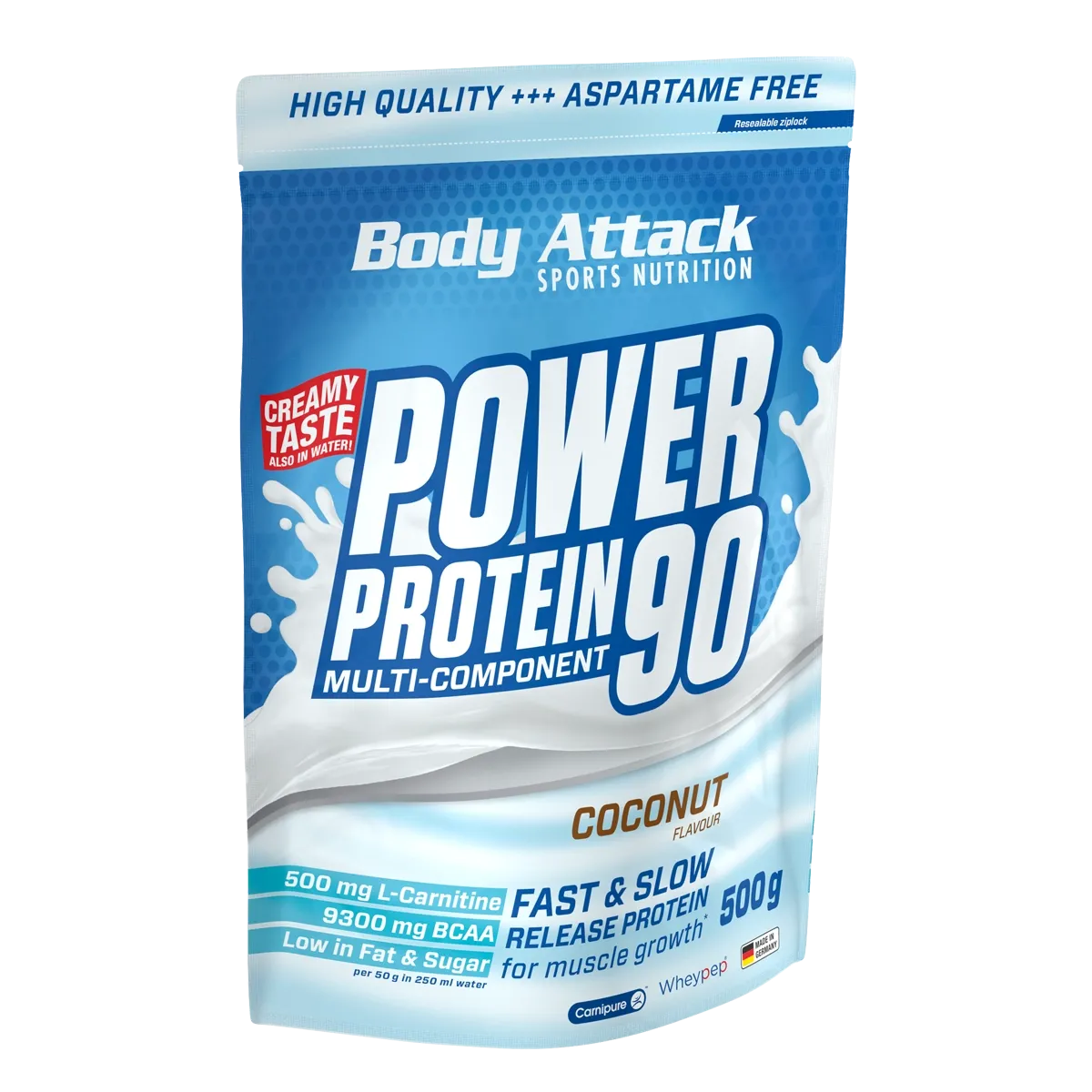Body Attack Power Protein 90 500g Coconut Cream