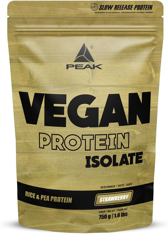Peak Vegan Protein Isolate 750g Strawberry
