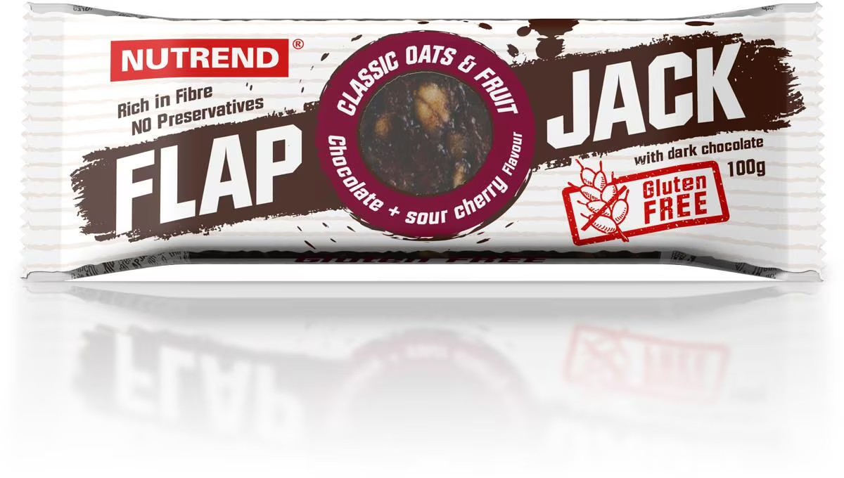 Nutrend FLAPJACK Oatbar 20x 100g  Chocolate Sour Cherry