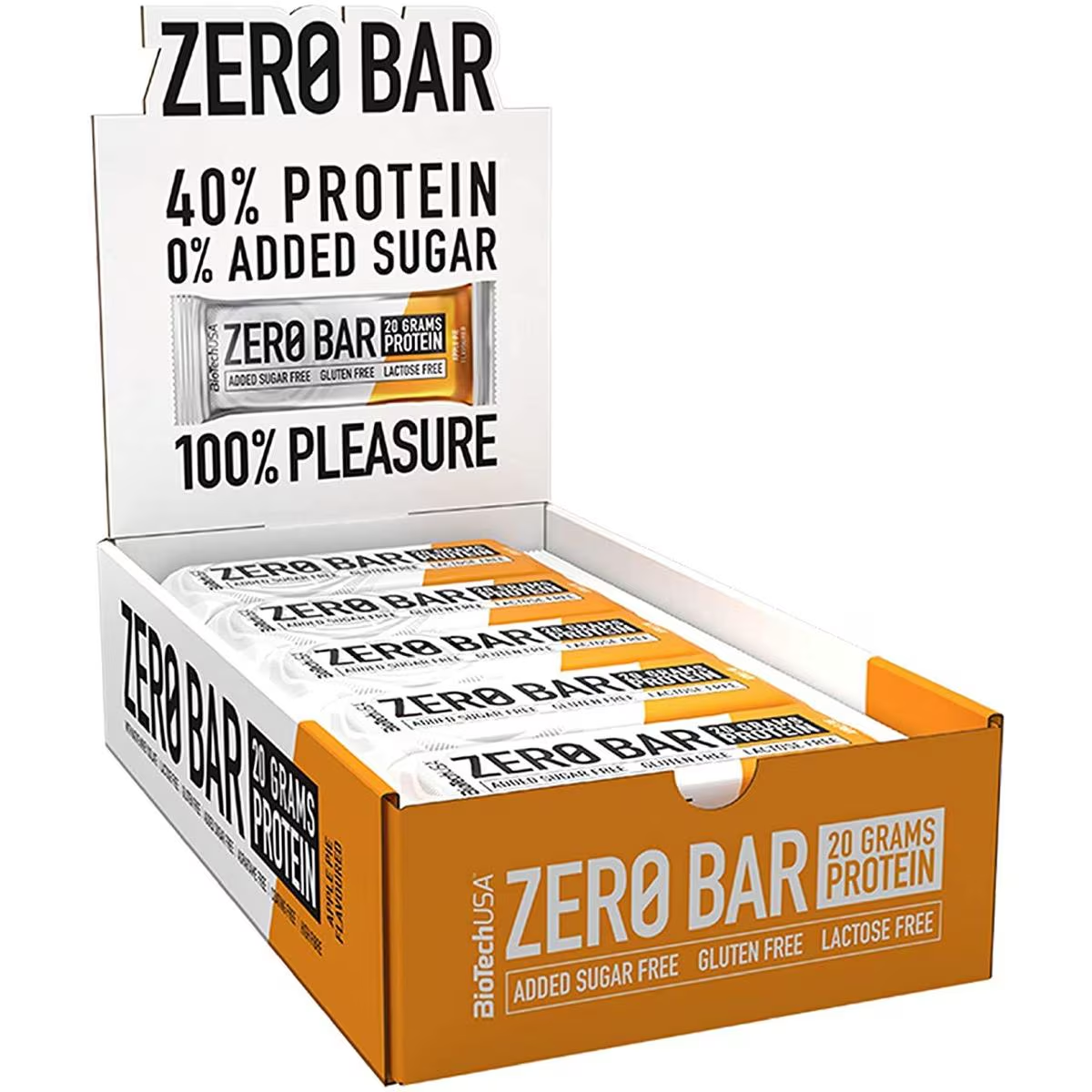 BioTech Zero Bar - 20x 50g Apple Pie